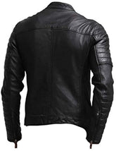 Classyak Men's Fashion Stylish Real Leather Biker Jacket